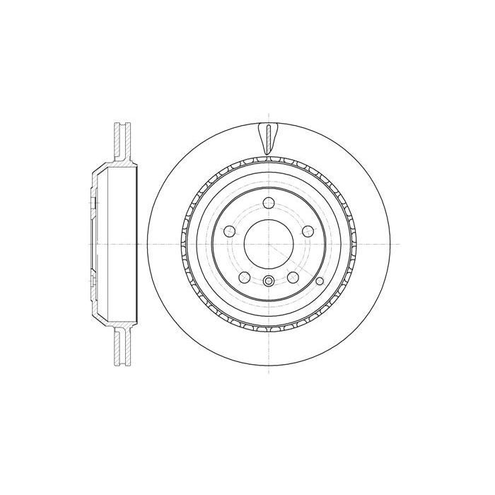 Тормозной диск REMSA 61031.10