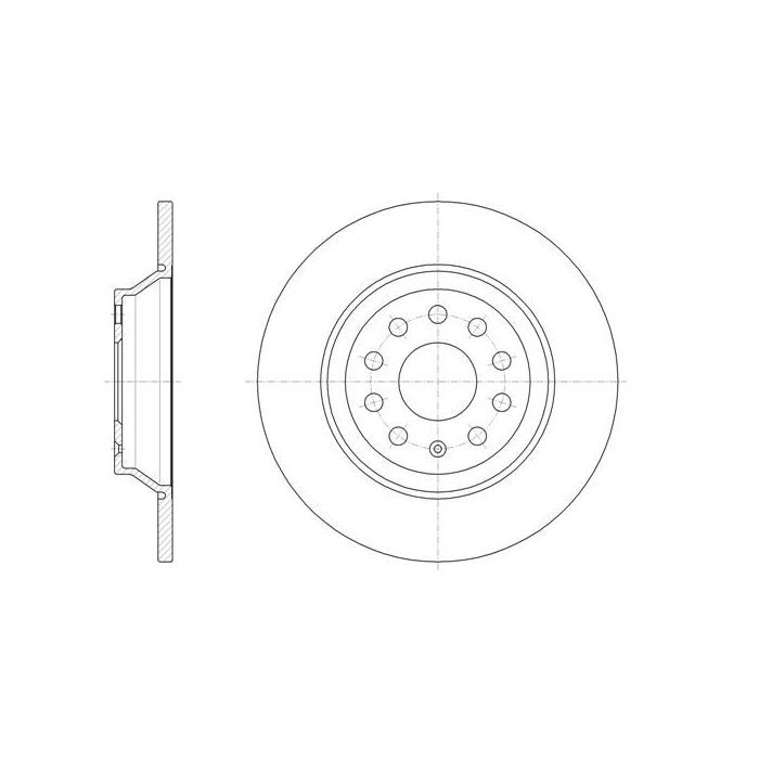 Тормозной диск REMSA 61587.00