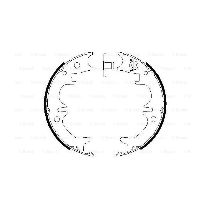 Гальмівні колодки Bosch 0 986 487 680 зображення 5