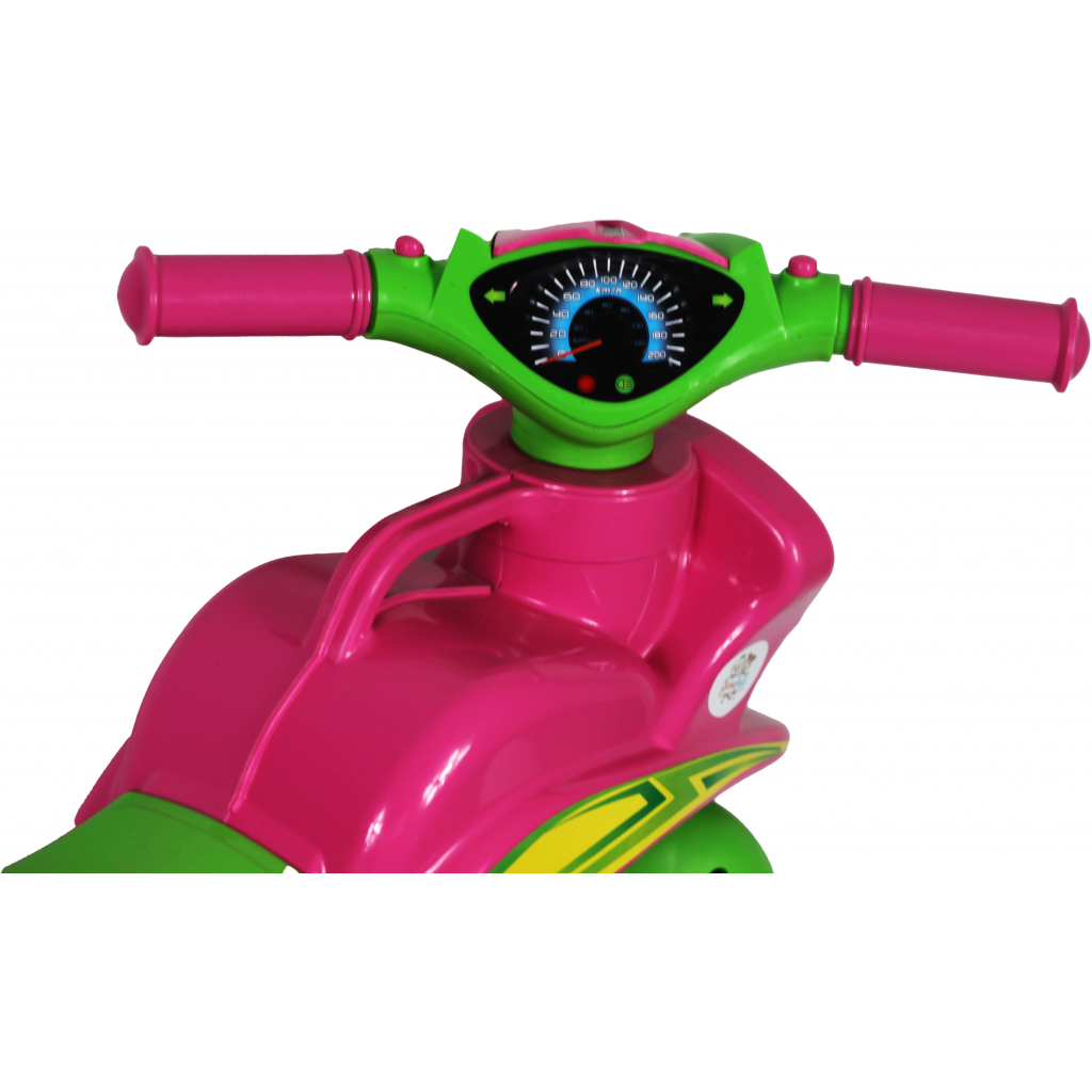 Беговел Active Baby Sport музыкальный розово-зеленый (0139-013М) изображение 6