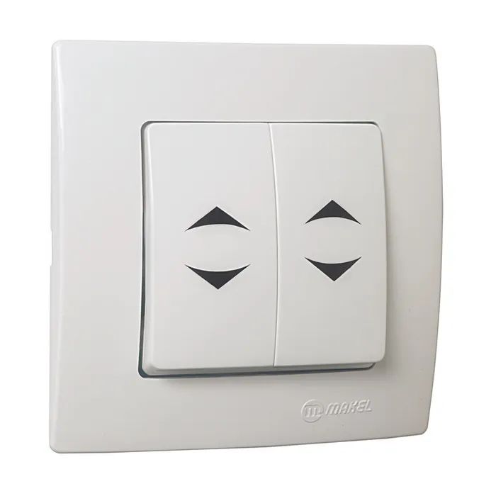 Переключатель MAKEL Lillium Natural Kare Белая (32001026)
