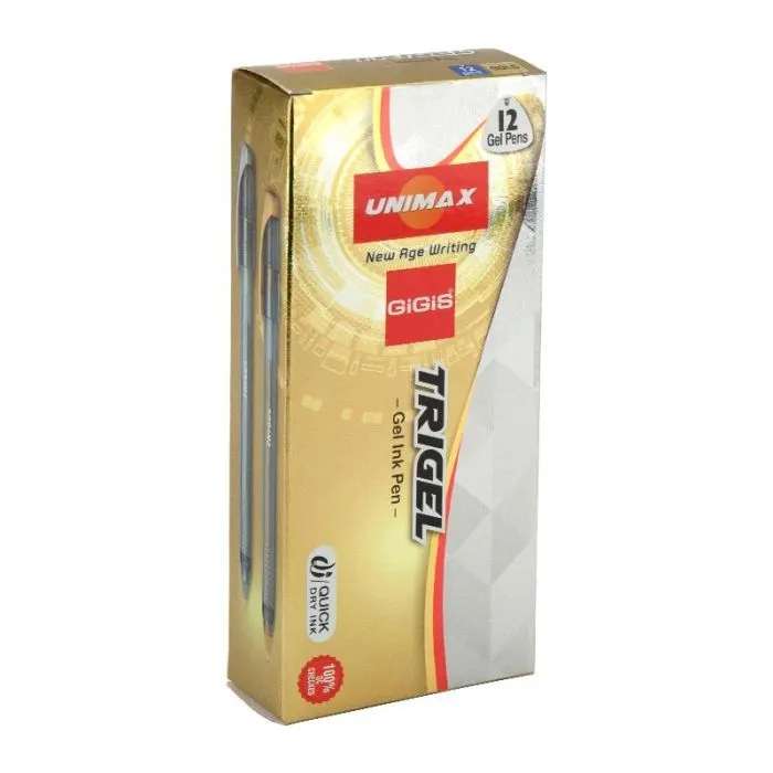 Ручка гелева Unimax Trigel-2, золота (UX-131-35) зображення 3