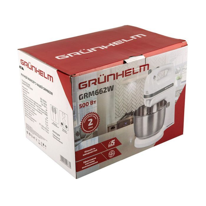 Миксер Grunhelm GRM662W изображение 8