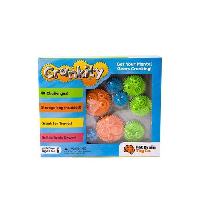 Ігровий набір Fat Brain Toys Різнокольорові Шестерінки Crankity (F140ML) зображення 2