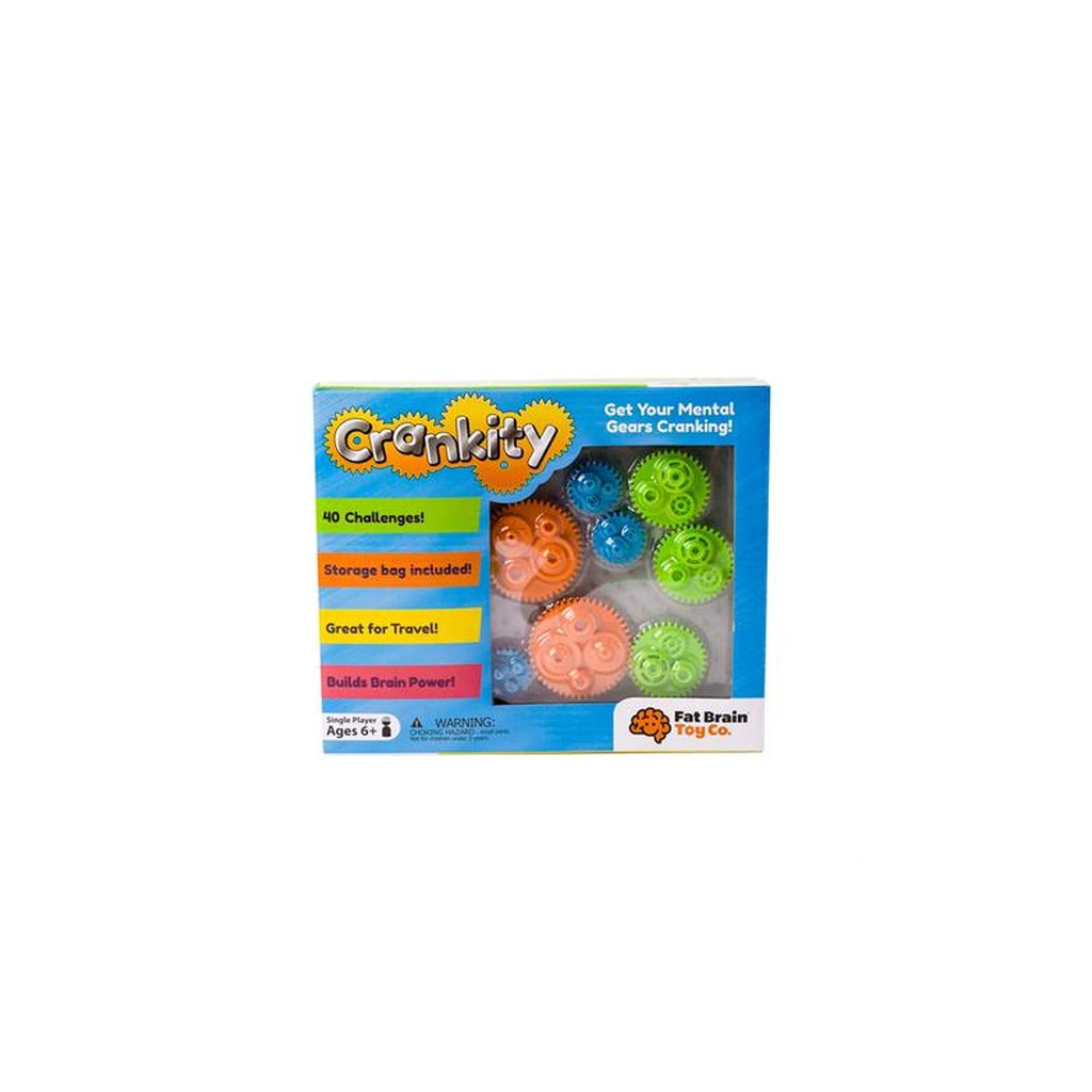 Игровой набор Fat Brain Toys Разноцветные Шестеренки Crankity (F140ML) изображение 2