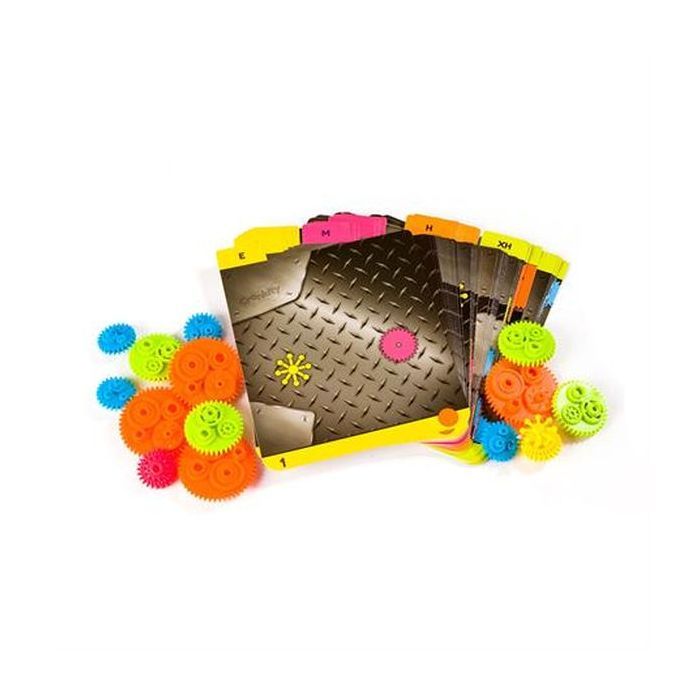 Ігровий набір Fat Brain Toys Різнокольорові Шестерінки Crankity (F140ML) зображення 3