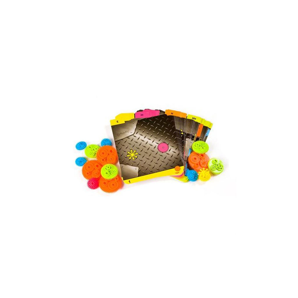 Игровой набор Fat Brain Toys Разноцветные Шестеренки Crankity (F140ML) изображение 3