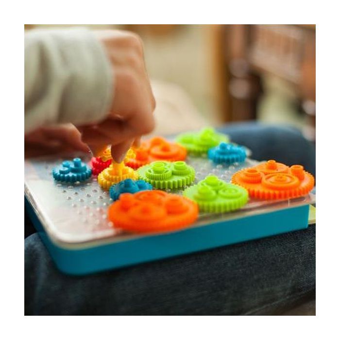 Ігровий набір Fat Brain Toys Різнокольорові Шестерінки Crankity (F140ML) зображення 5