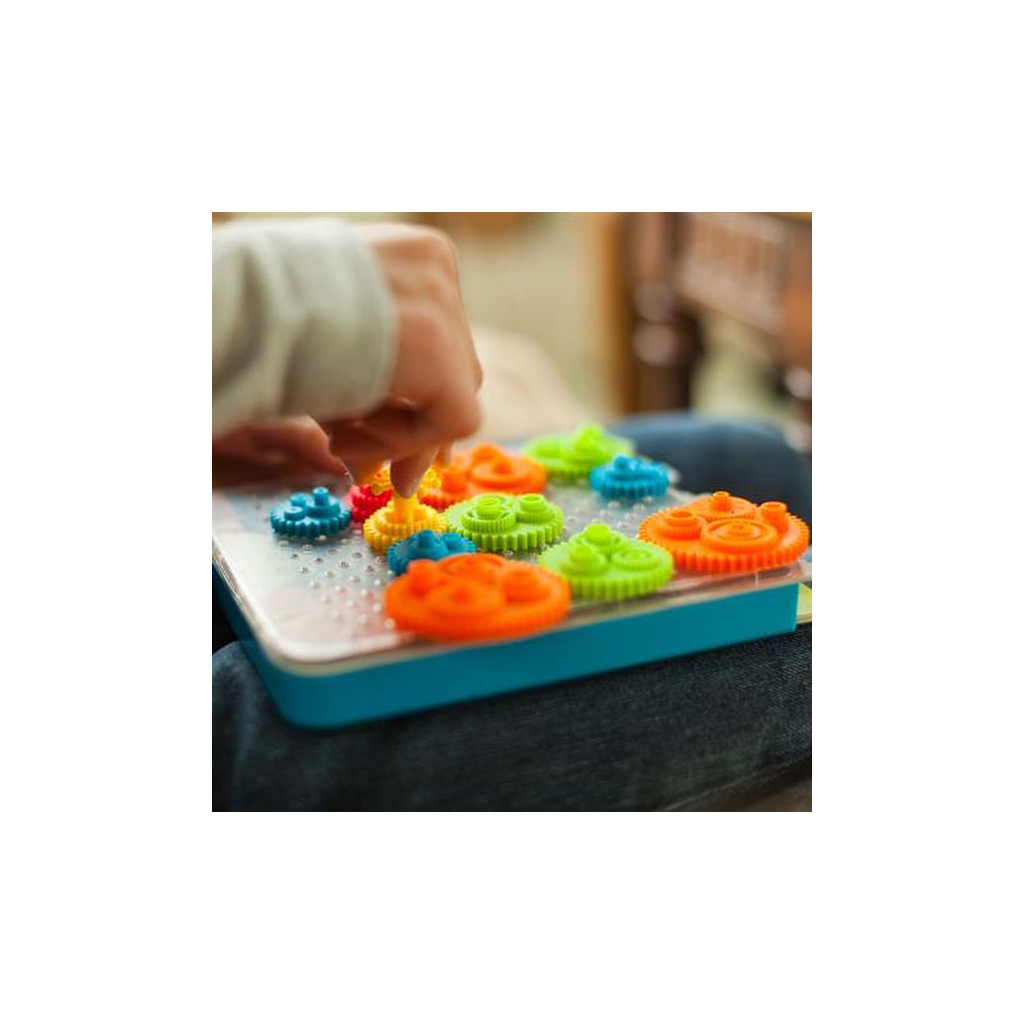 Игровой набор Fat Brain Toys Разноцветные Шестеренки Crankity (F140ML) изображение 5