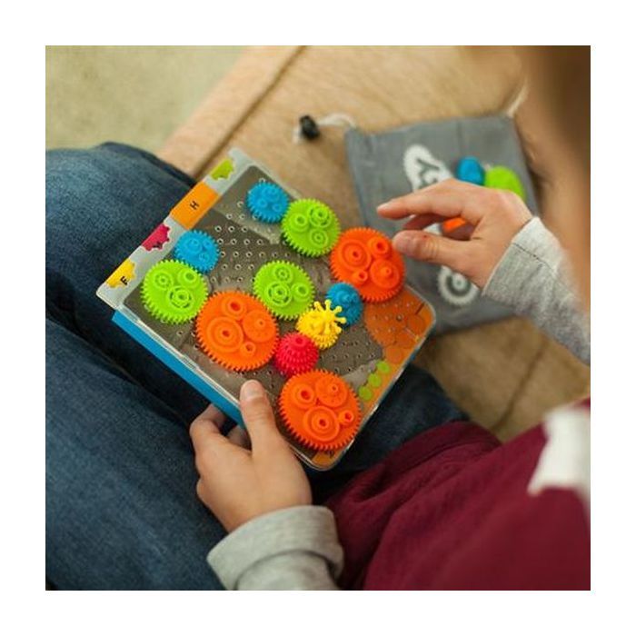 Ігровий набір Fat Brain Toys Різнокольорові Шестерінки Crankity (F140ML) зображення 6