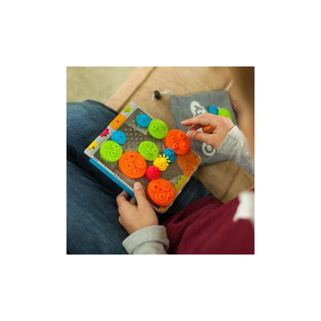 Игровой набор Fat Brain Toys Разноцветные Шестеренки Crankity (F140ML) изображение 6
