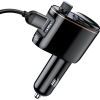 FM модулятор Baseus Lokomotive S-06 Black (CCALL-RH01) изображение 2