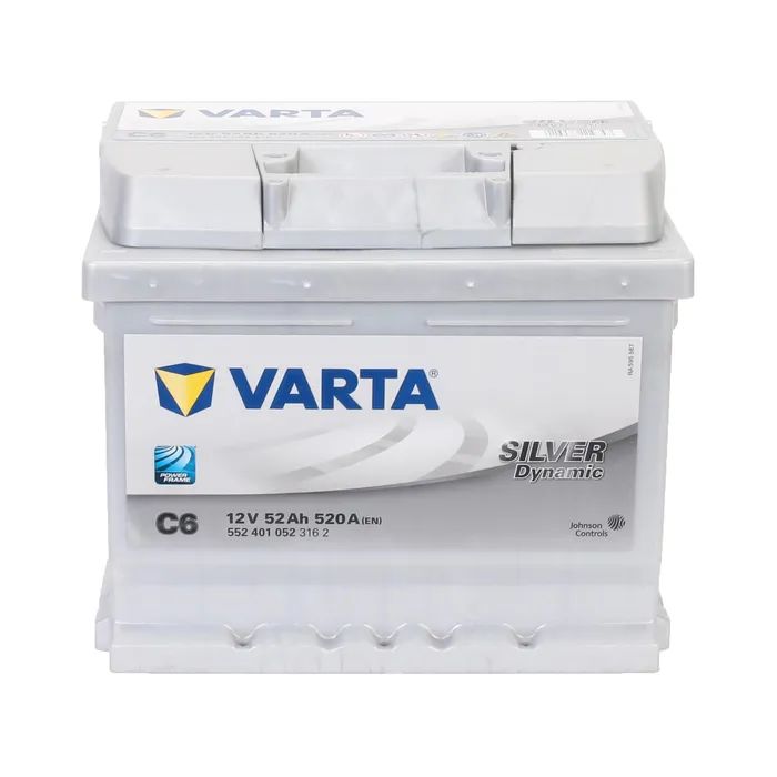 Акумулятор автомобільний Varta Silver Dynamic 52Аh (552401052)