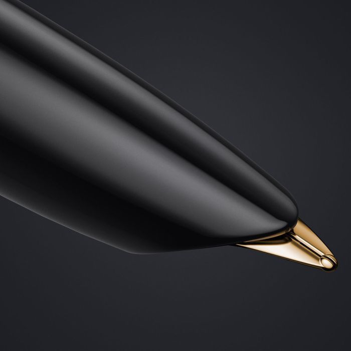 Ручка перьевая Parker PARKER 51 Premium Black GT  FP18 F (57 011) изображение 3