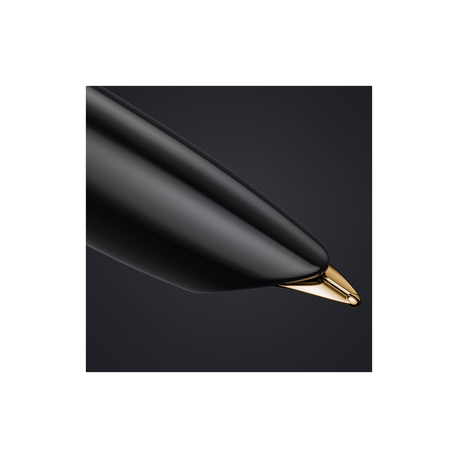Ручка пір'яна Parker PARKER 51 Premium Black GT  FP18 F (57 011) зображення 3