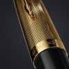 Ручка перьевая Parker PARKER 51 Premium Black GT  FP18 F (57 011) изображение 5