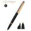 Ручка пір'яна Parker PARKER 51 Premium Black GT  FP18 F (57 011) зображення 6