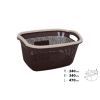 Кошик для білизни Violet House 1003 Віолетта Coffee 28 л (1003 Виолетта COF б/кр. 28 л) зображення 2