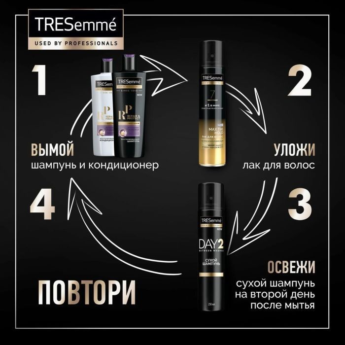 Сухой шампунь Tresemme Объем 250 мл (8710847940781) изображение 2