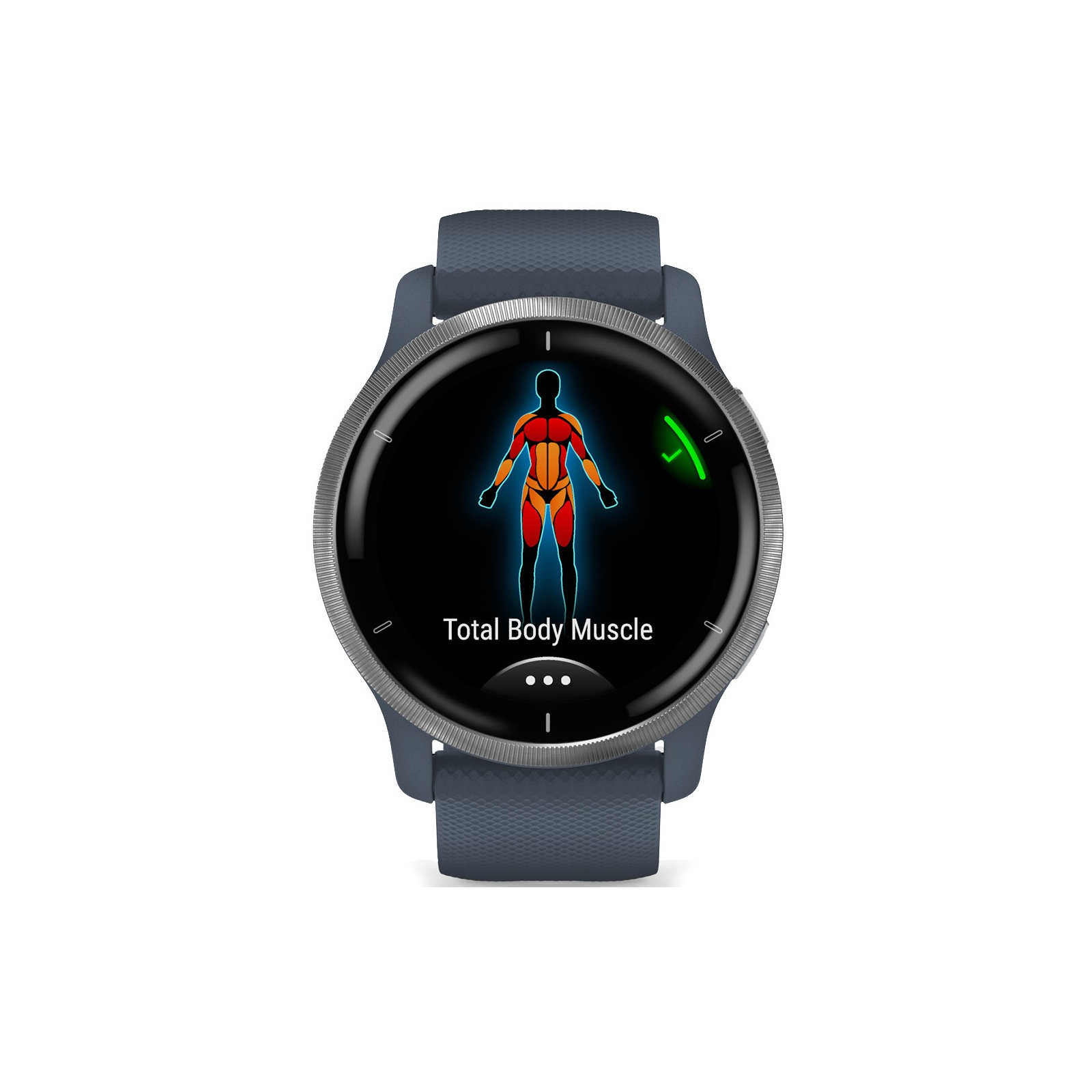 Смарт-годинник Garmin Venu 2, GPS, Wi-Fi, Blue Granite + Passivated (010-02430-10) зображення 2