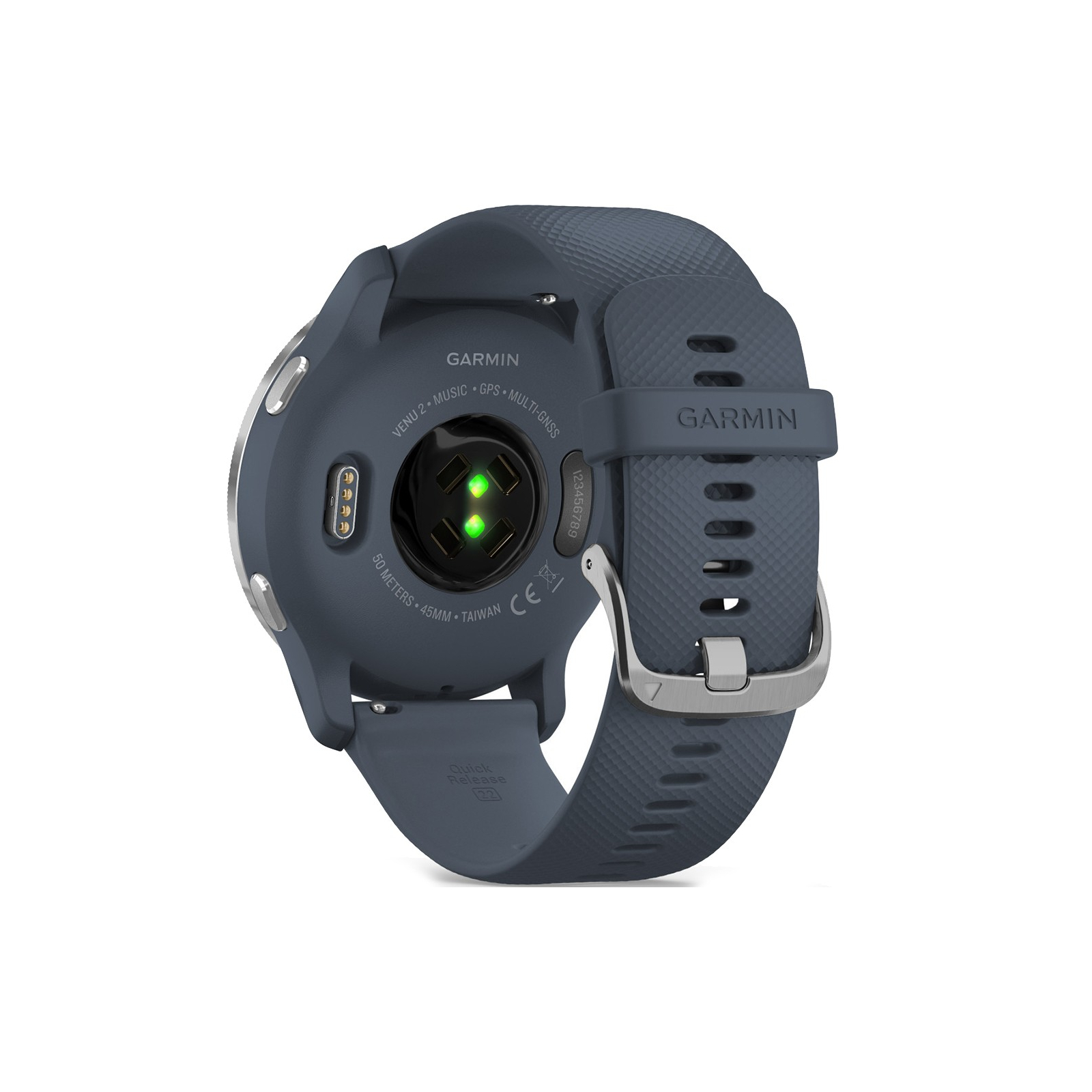 Смарт-годинник Garmin Venu 2, GPS, Wi-Fi, Blue Granite + Passivated (010-02430-10) зображення 5