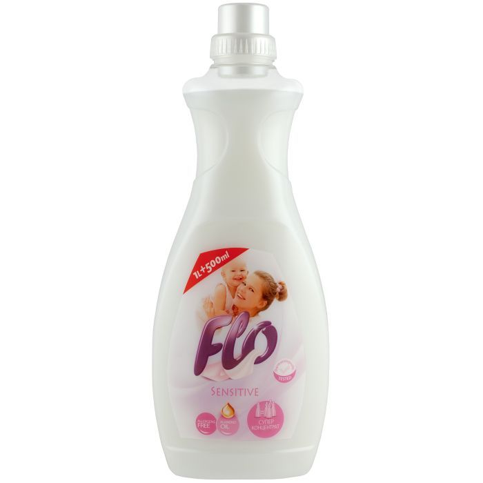 Кондиционер для белья Flo Sensitive концентрат 1.5 л (5900948232448)