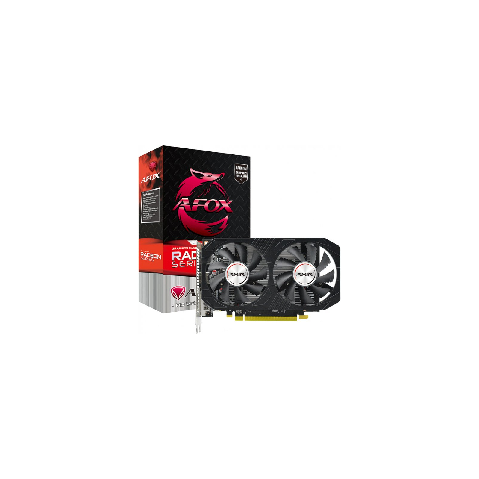 Видеокарта Radeon RX 550 4Gb Afox (AFRX550-4096D5H4-V6) изображение 5
