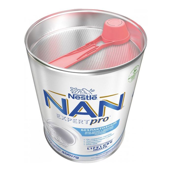 Детская смесь Nestle NAN Безлактозная с рождения 400 г (7613031568147) изображение 5