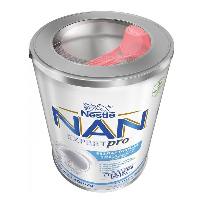Детская смесь Nestle NAN Безлактозная с рождения 400 г (7613031568147) изображение 6