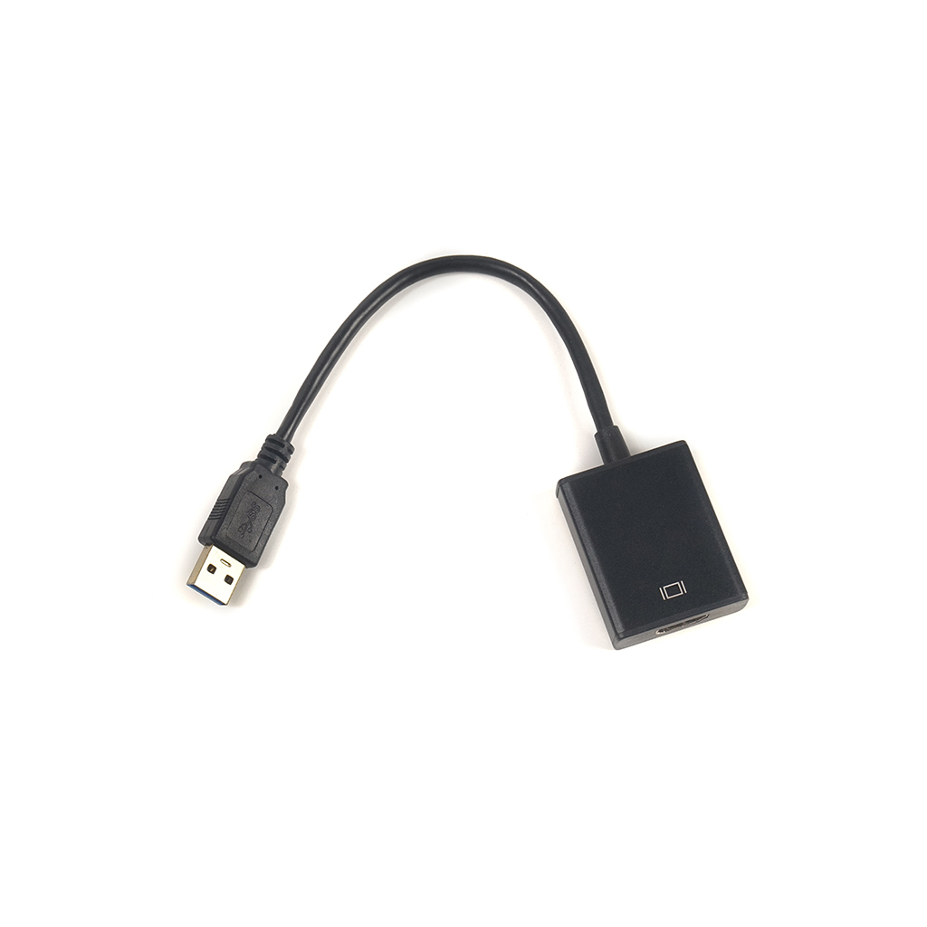 Переходник USB 3.0 M to HDMI female PowerPlant (CA910373) изображение 2