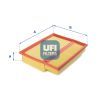Повітряний фільтр для автомобіля UFI 30.119.00