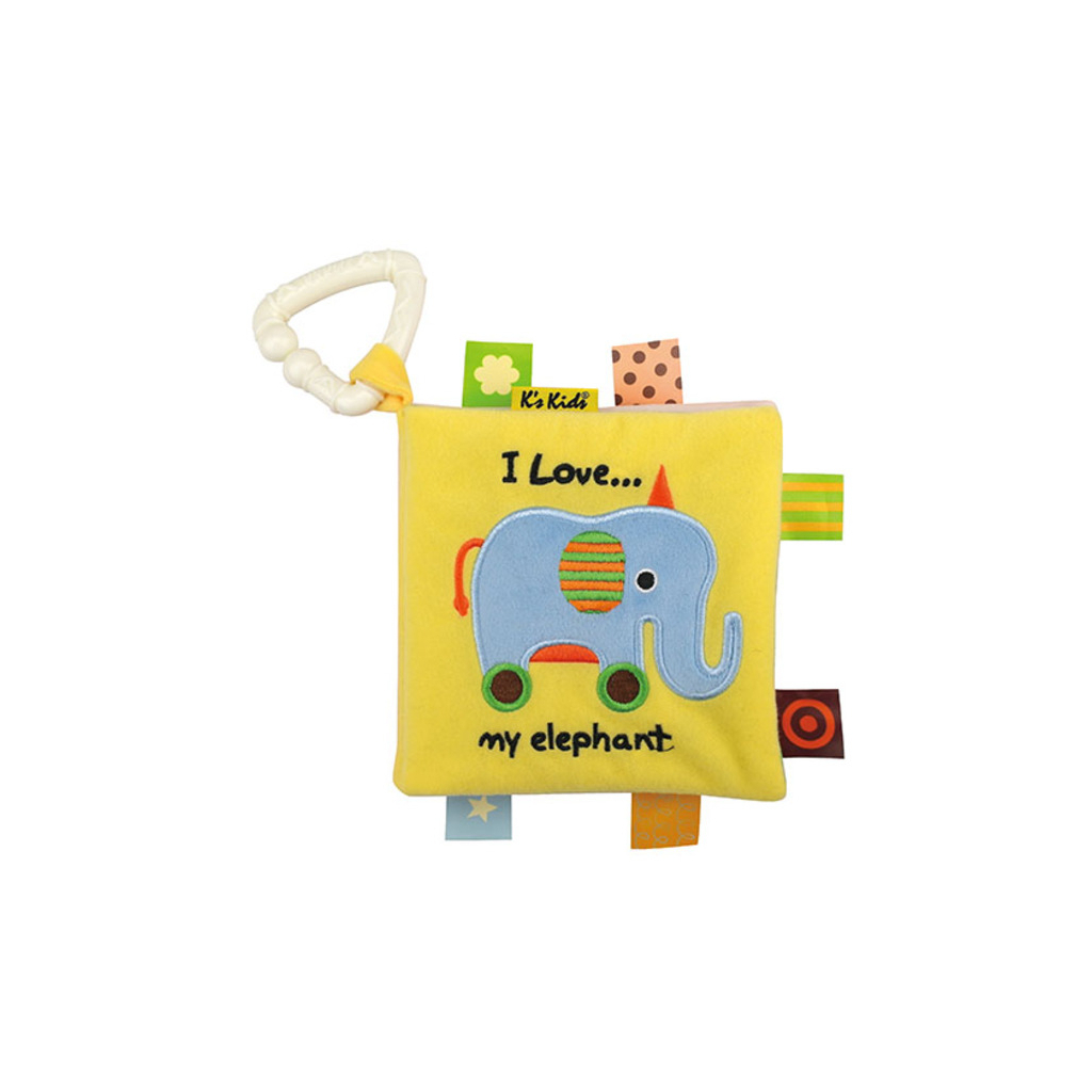 Розвиваюча іграшка K’S KIDS М'яка книжечка Вивчаємо тварин (6710204)