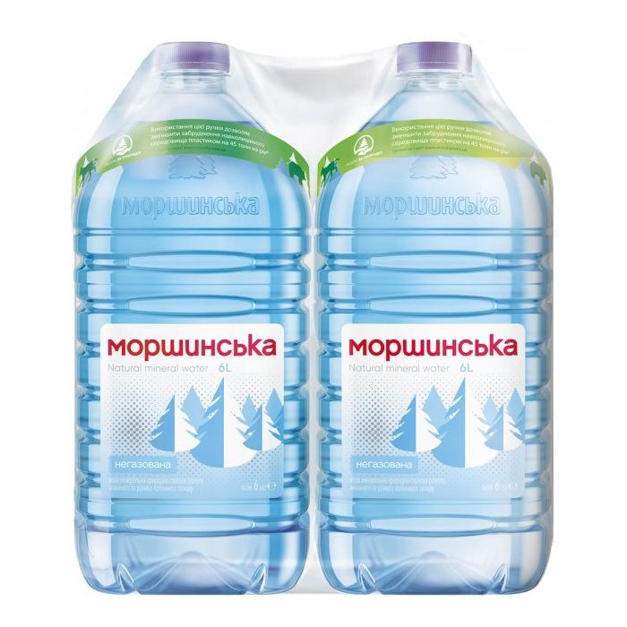 Мінеральна вода Моршинська 6.0 н/газ пет (4820017000277) зображення 2
