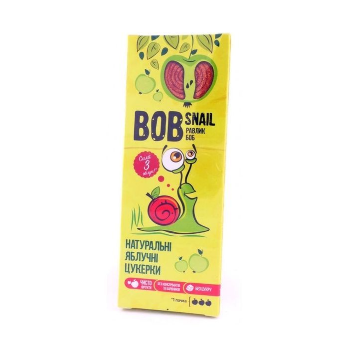 Конфета Bob Snail Улитка Боб Яблуко 30 г (4820162520231)