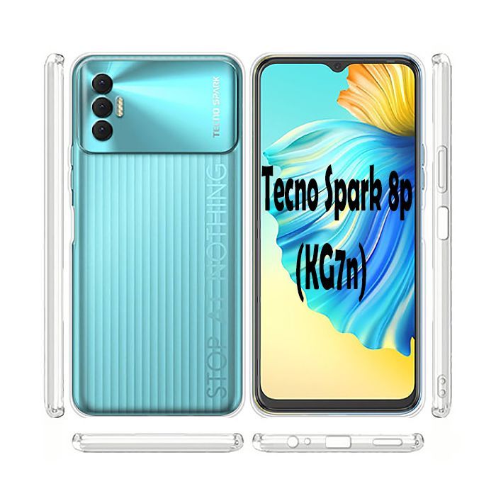 Чохол до мобільного телефона BeCover Tecno Spark 8p (KG7n) Transparancy (707628)