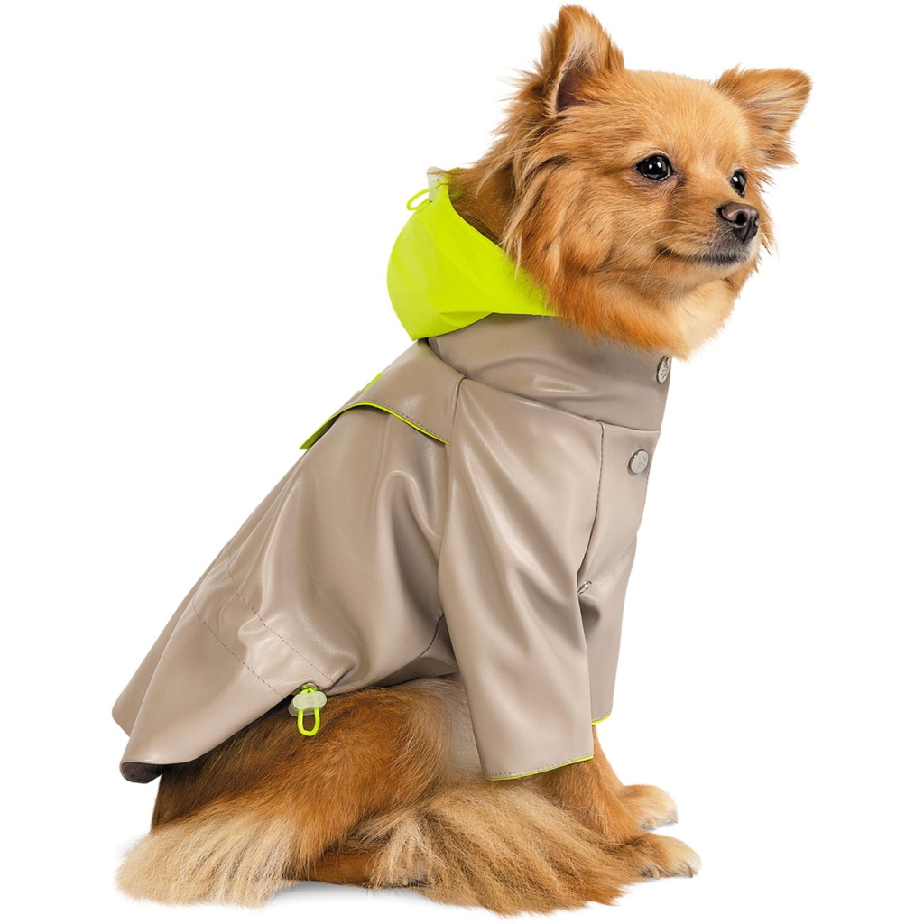 Ветровка для животных Pet Fashion "Fresh" для собак размер M (бежевая) (4823082427185) изображение 2