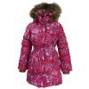 Пальто детское Huppa GRACE 17930055 фуксия с принтом 122 (4741468585017)