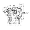 Перфоратор Makita HR3210C SDS-PLUS (HR3210C) зображення 2