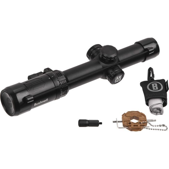 Оптичний приціл Bushnell AR Optics 1-8x24 Cіткa BTR-1 з підсвічуванням (AR71824I) зображення 6