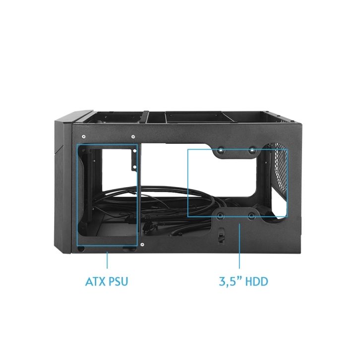 Корпус для ПК Chieftec PRO CUBE MINI (CN-01B-OP) изображение 4