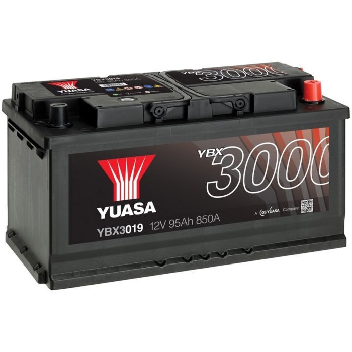 Аккумулятор автомобильный Yuasa 12V 95Ah SMF Battery (YBX3019)