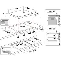Варочная поверхность Whirlpool AKT8090/NE изображение 5