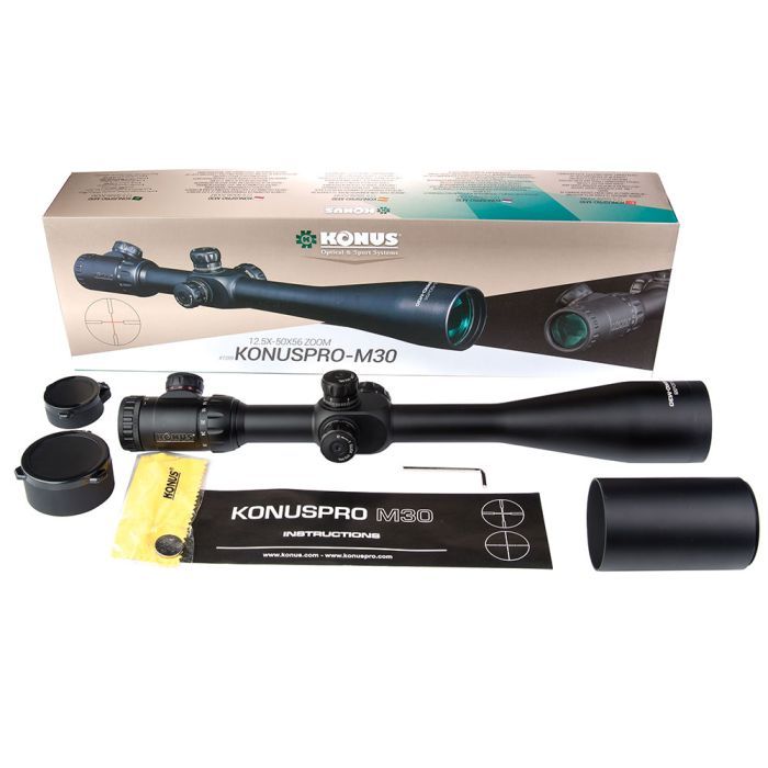 Оптический прицел Konus KonusPro M-30 12.5-50x56 Modified MIL-DOT IR (7289) изображение 4