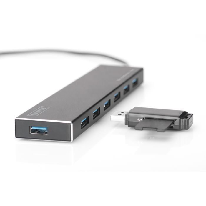 Концентратор Digitus USB 3.0 Hub, 7 Port (DA-70241-1) зображення 5