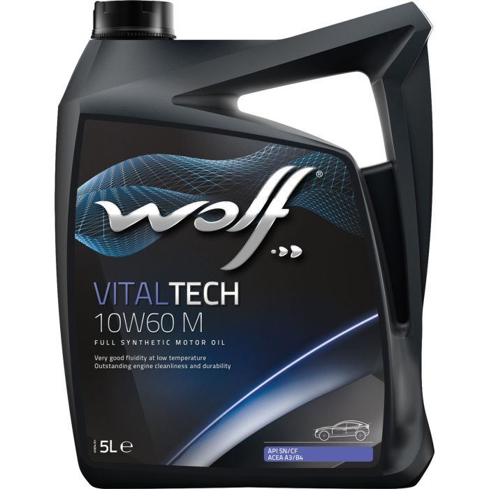 Моторное масло Wolf VITALTECH 10W60 M 5л (8335808)