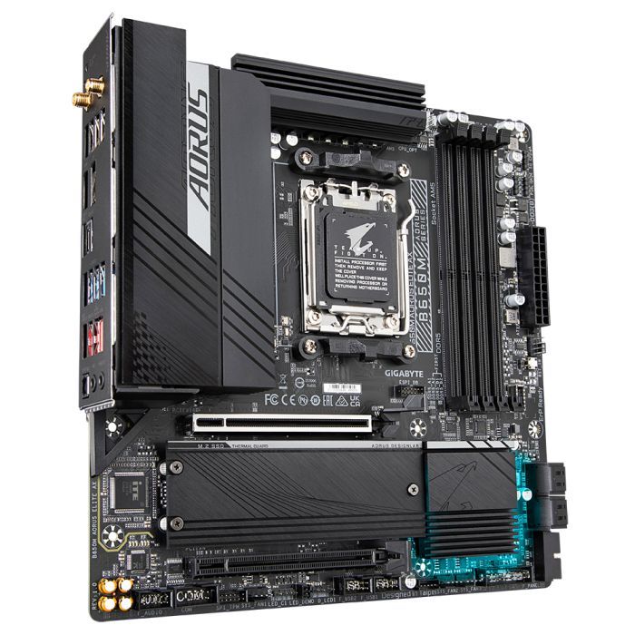 Материнская плата GIGABYTE B650M AORUS ELITE AX изображение 3