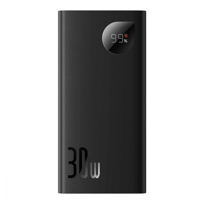 Батарея універсальна Baseus Adaman2 10000mAh 30W, PD, QC, SCP, Black (PPAD040001)