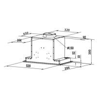 Вытяжка кухонная Interline RIMMY IX A/60/PB изображение 12