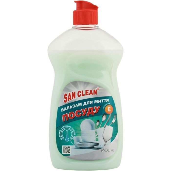 Средство для ручного мытья посуды San Clean Бальзам 500 г (4820003543955)