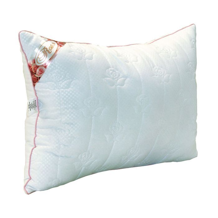 Подушка Руно Rose с волокном розы белая 50х70 см (310.52Rose)